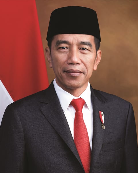 Foto resmi Presiden Joko Widodo, 2019